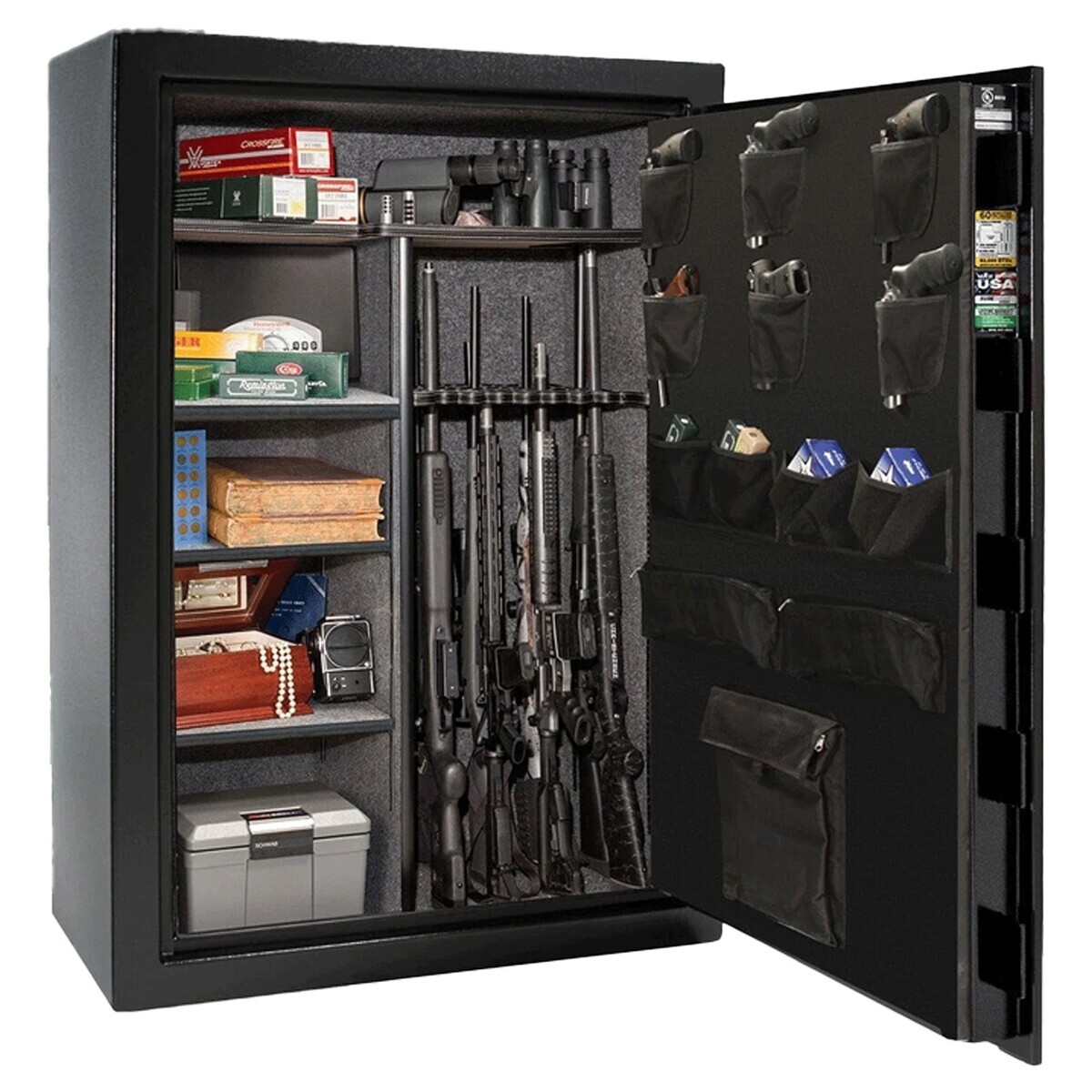 Liberty Safes USA 48 Gun Safe - Textured Black