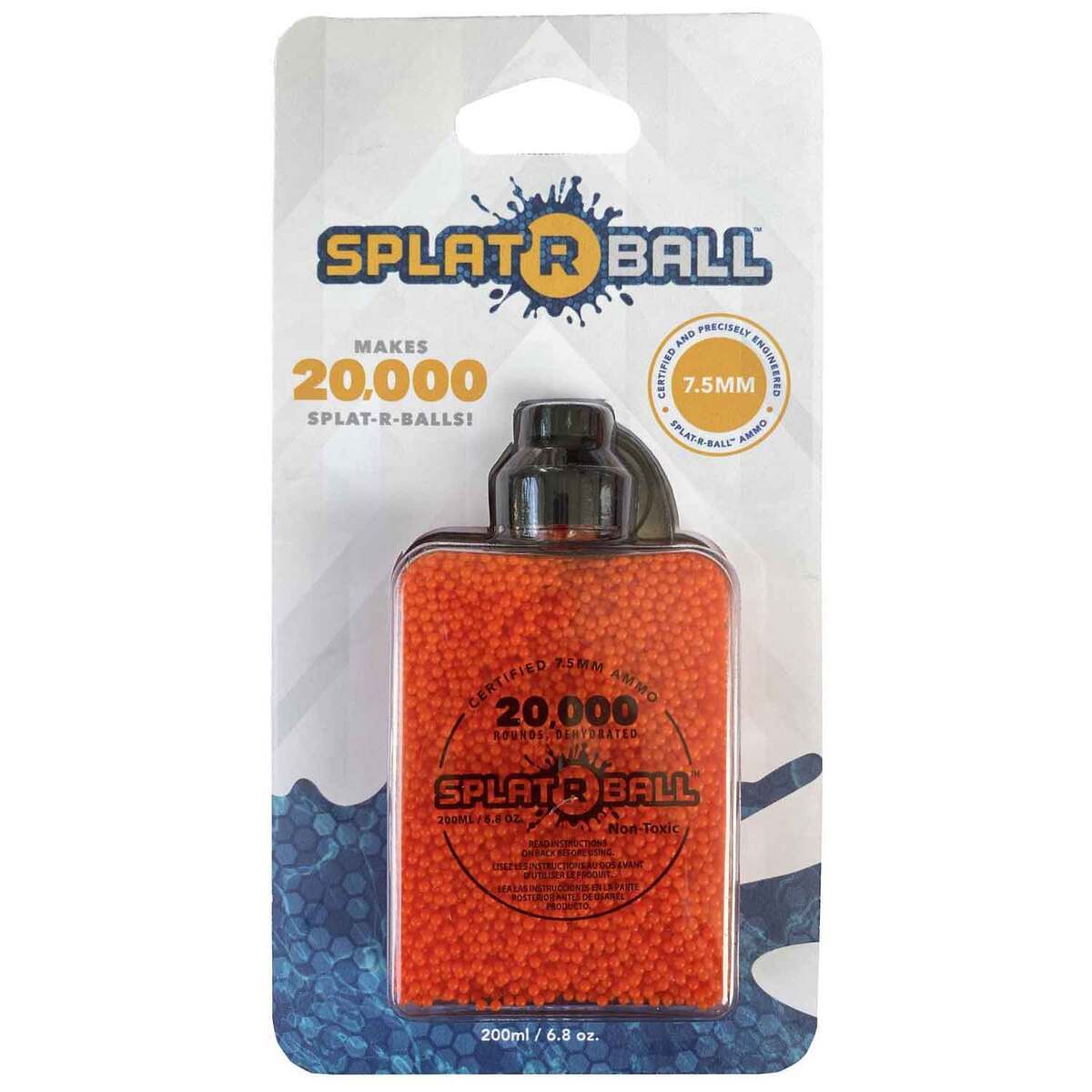 SplatRBall Certified Water Bead Blaster Ammo - 20000 Count
