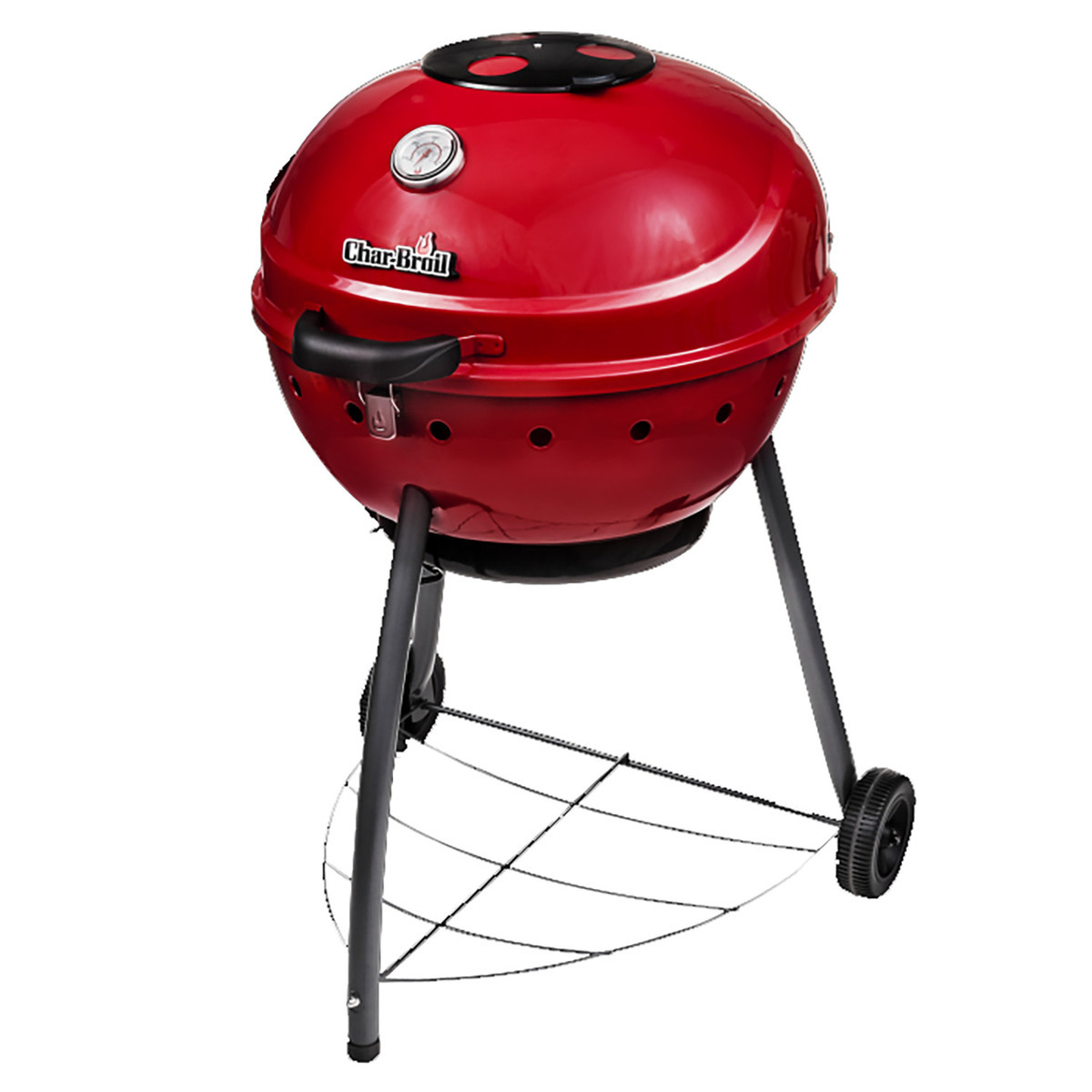 Char-Broil Kettleman Tru-Infrared Charcoal Grill - Red 3 Char-Broil Kettleman Tru-Infrared Charcoal Grill - Red