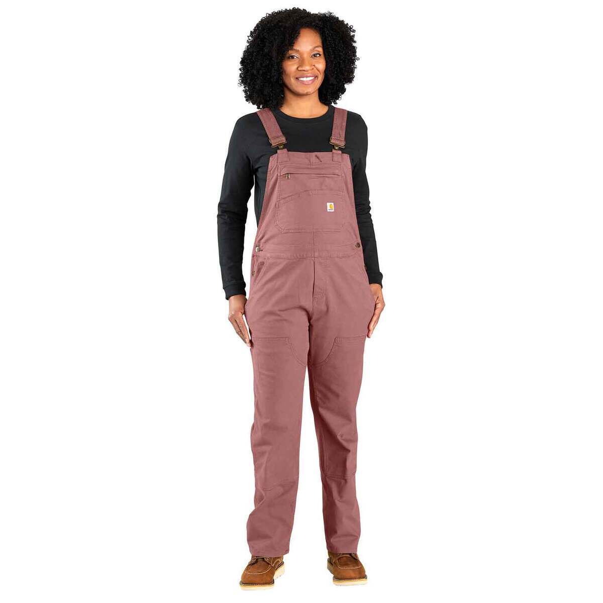Carhartt Women's Rugged Flex Loose Fit Work Overalls 4 Carhartt Women's Rugged Flex Loose Fit Work Overalls