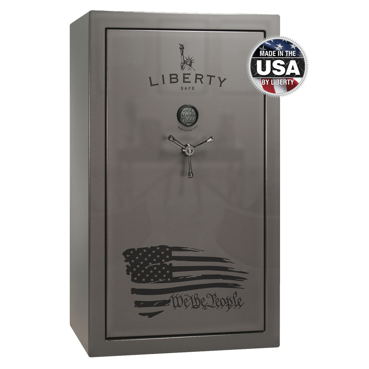 Liberty Safes We The People 44 Gun Safe - Gray Gloss