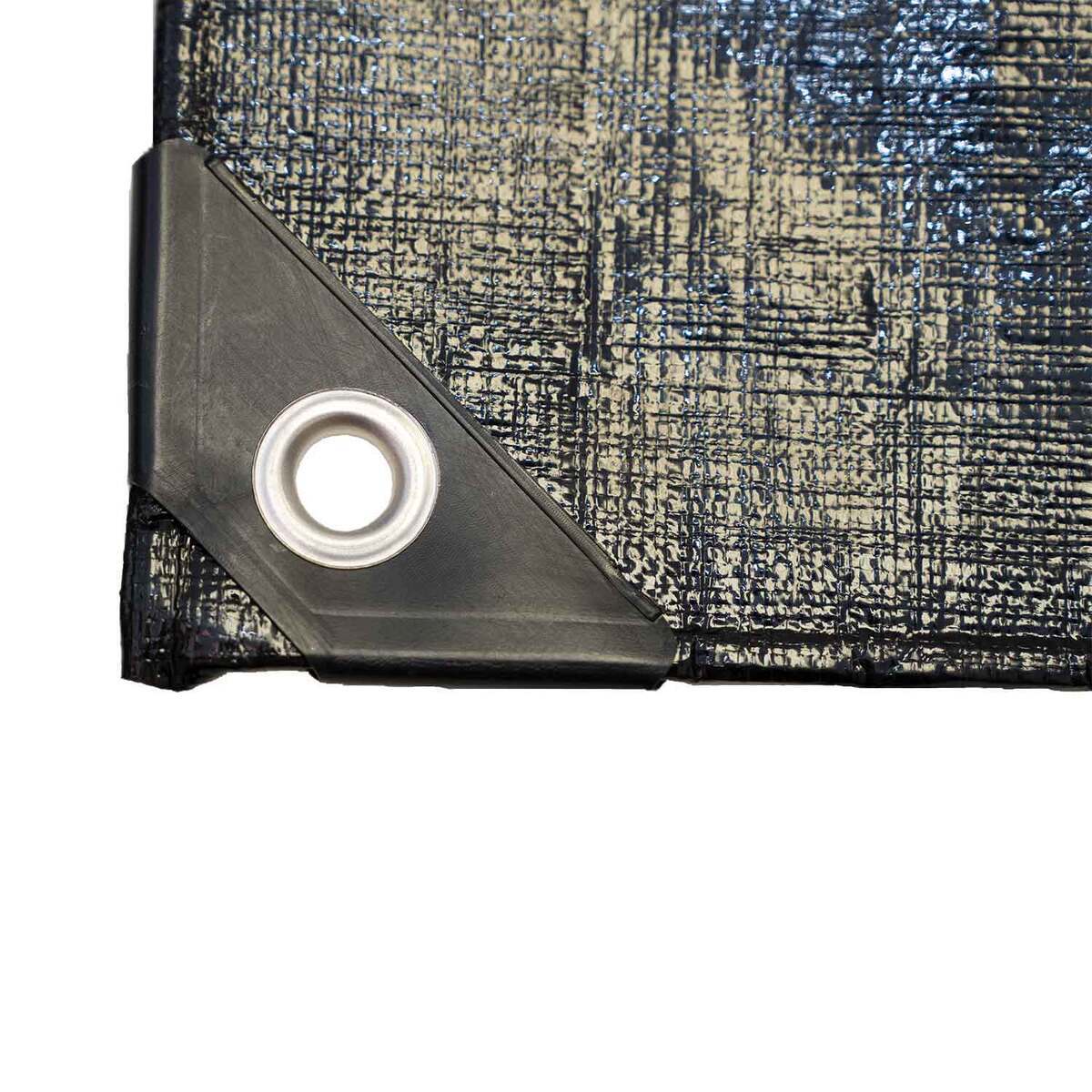 Kodiak Canvas 12ft x 12ft Ground Tarp - Black 4 Kodiak Canvas 12ft x 12ft Ground Tarp - Black