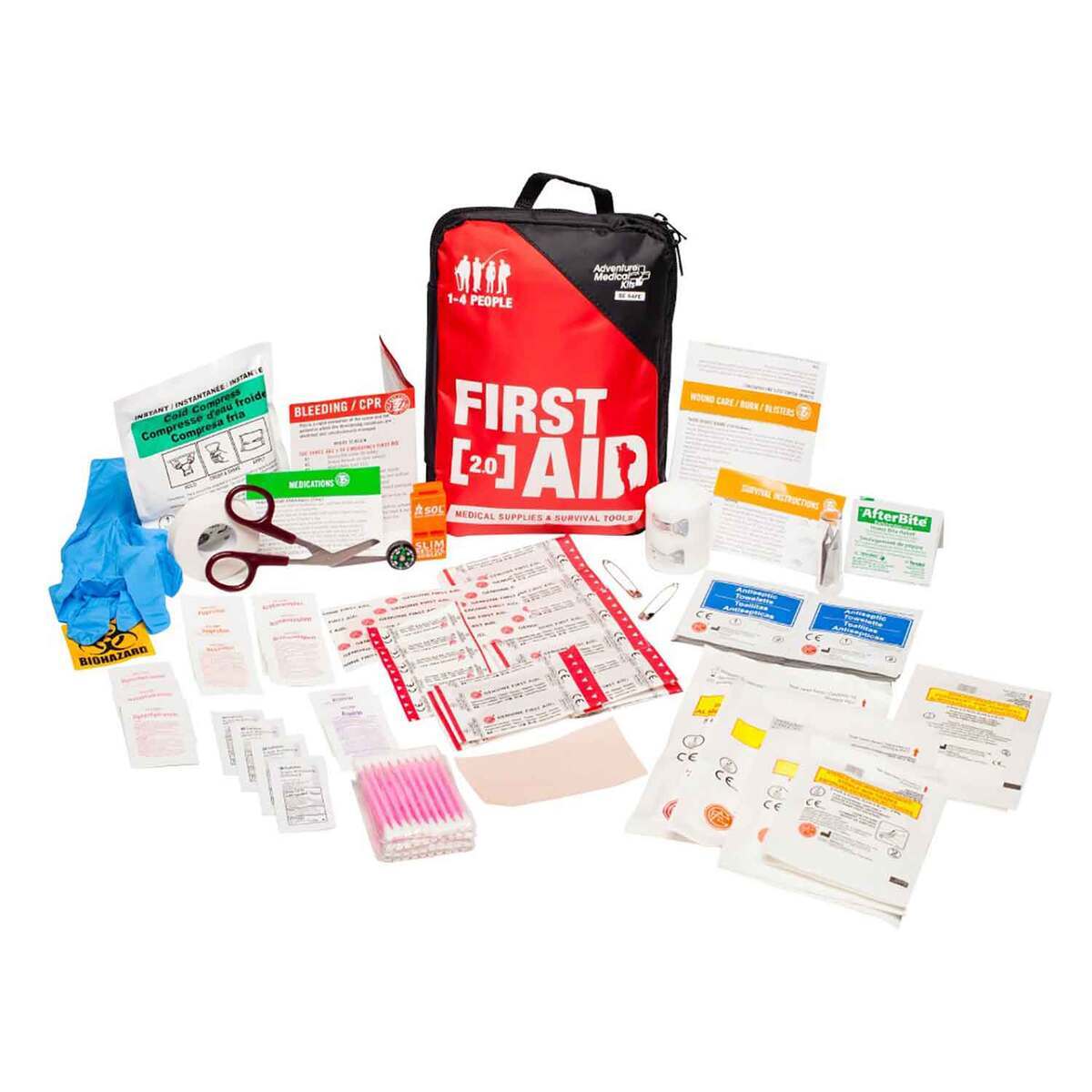 Adventure Medical Kits Adventure First Aid 2.0 - 102 Pieces 6 Adventure Medical Kits Adventure First Aid 2.0 - 102 Pieces