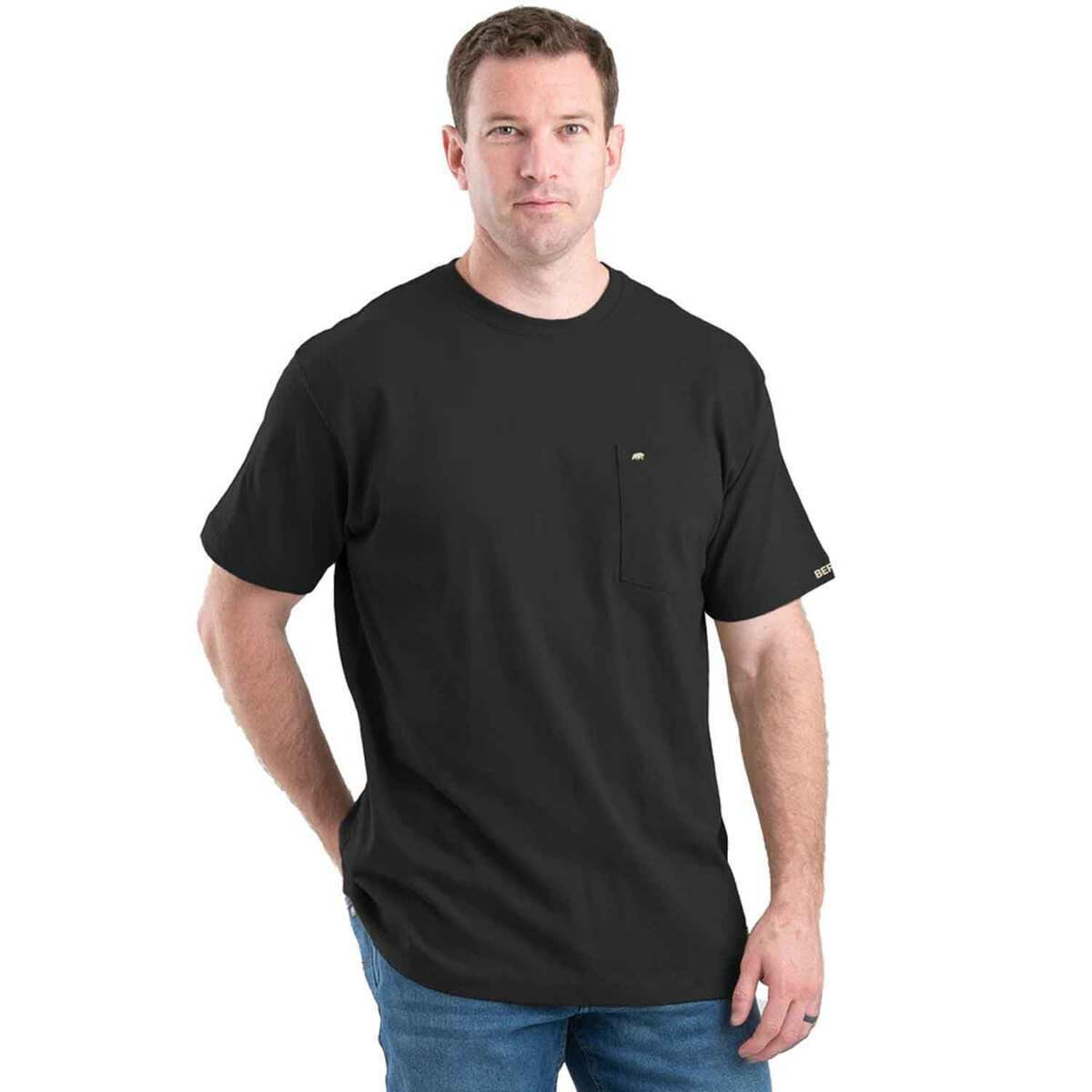 Berne Men's Heavyweight Pocket Short Sleeve Work Shirt