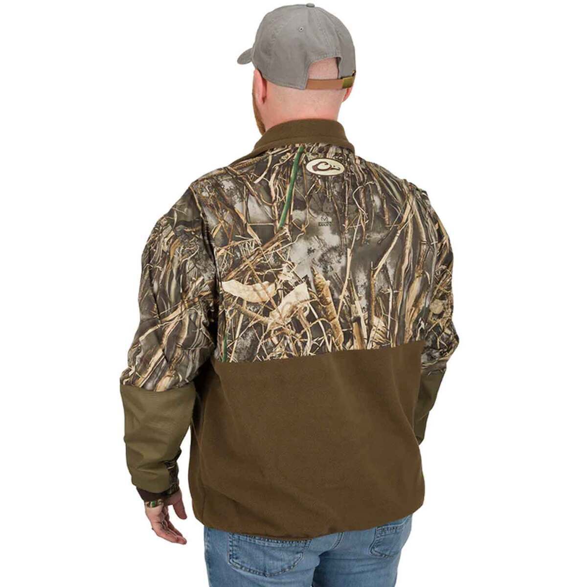 Drake Men's Mossy Oak Shadow Grass Habitat MST Guardian Eqwader Flex Fleece Hunting Jacket 3 Drake Men's Mossy Oak Shadow Grass Habitat MST Guardian Eqwader Flex Fleece Hunting Jacket