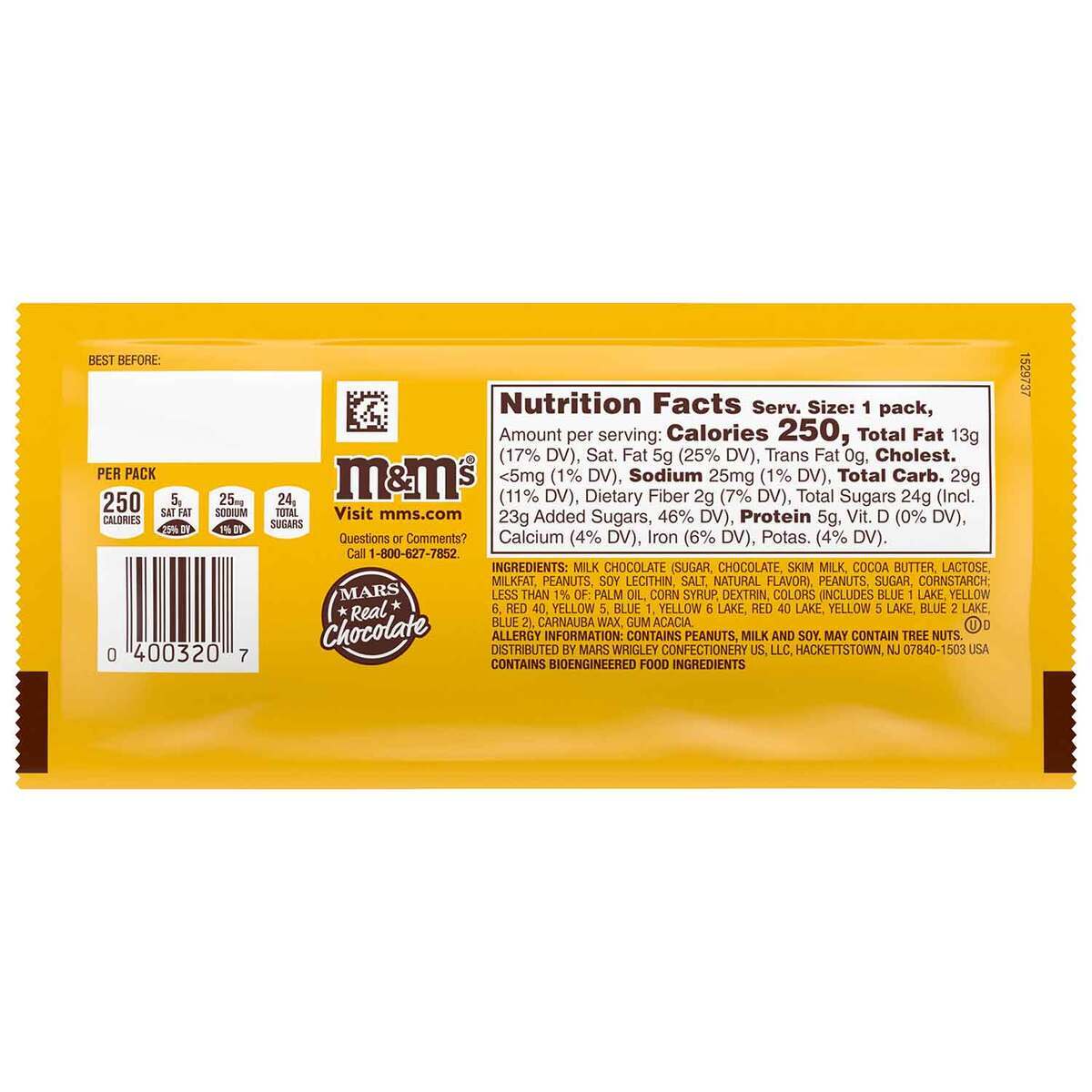 M&M's Candy - Peanut