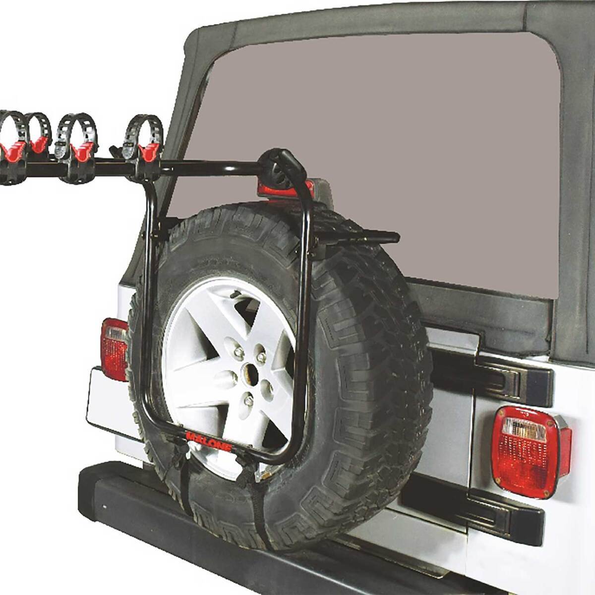 Malone Runway Spare T3 Spare Tire Mount 3 Bike Carrier