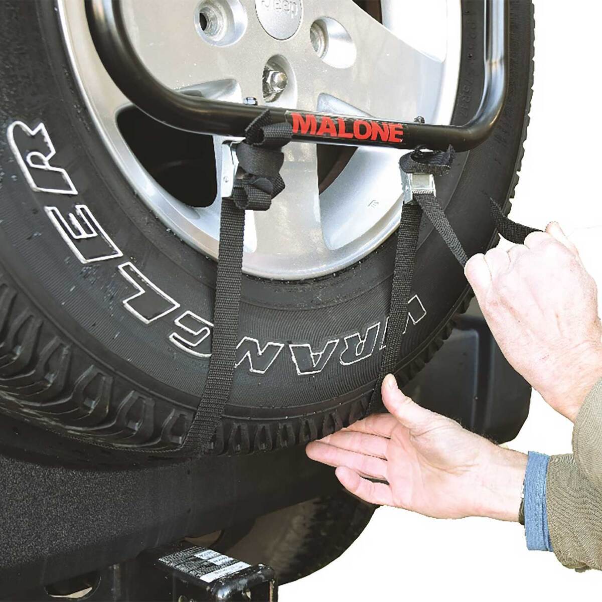 Malone Runway Spare T3 Spare Tire Mount 3 Bike Carrier