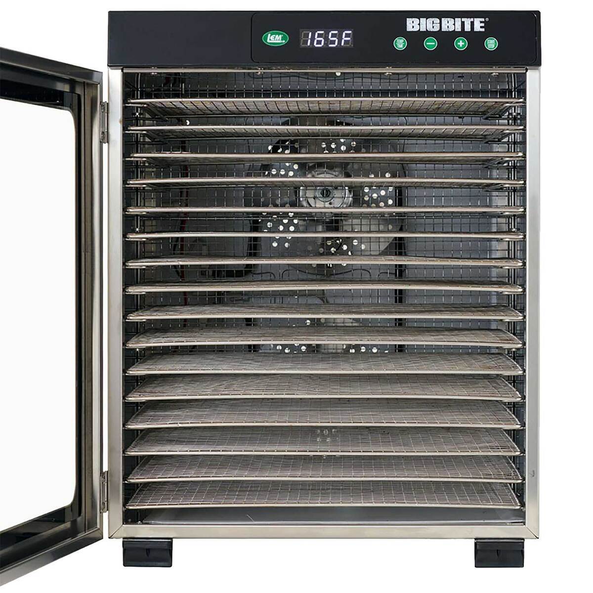 LEM Products BigBite Satinless Steel 16-Tray Dehydrator - 1200 Watts