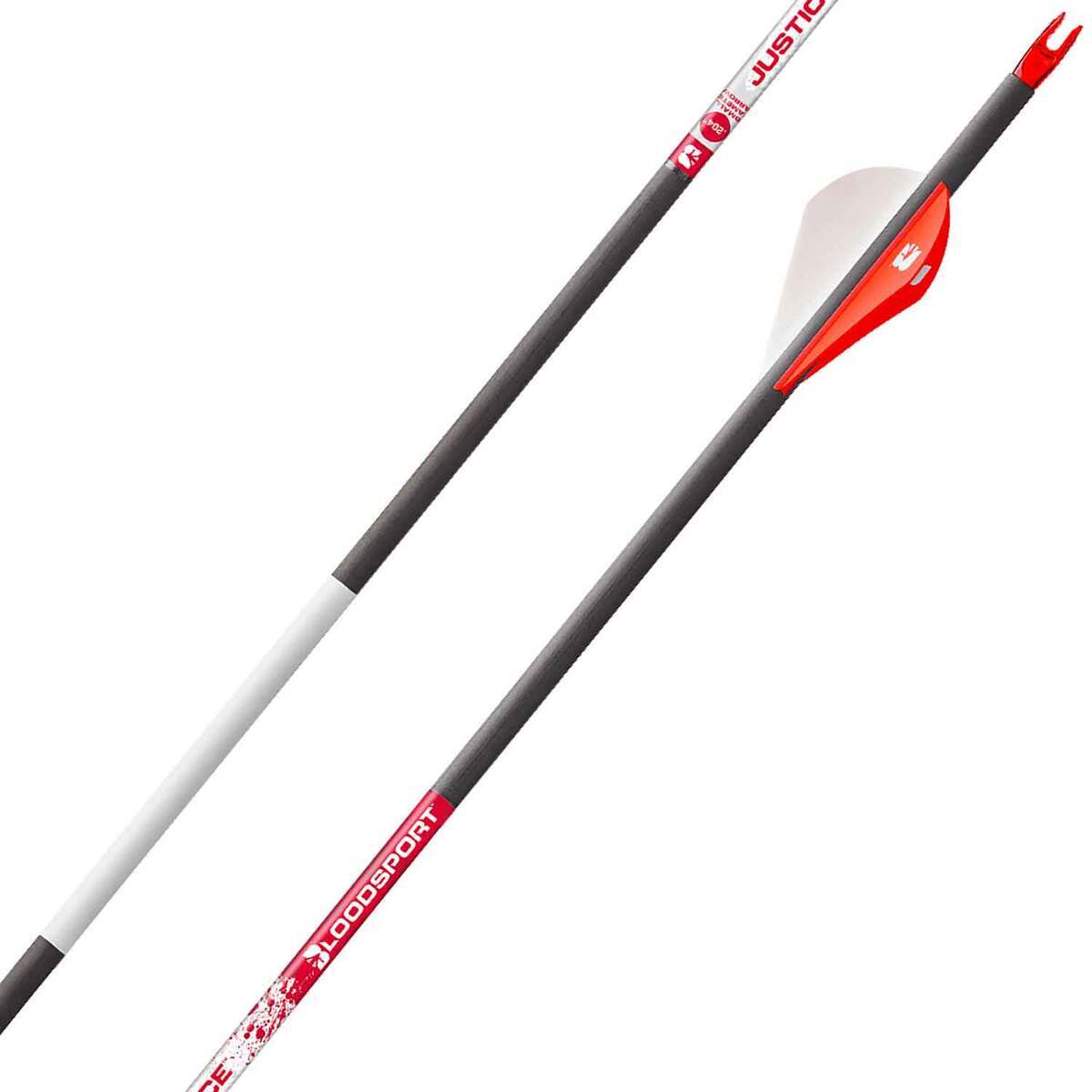 Bloodsport Justice 300 Spine Carbon Arrows - 6 Pack