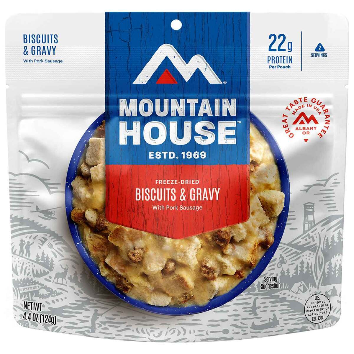 Mountain House Biscuits & Gravy - 2 Servings
