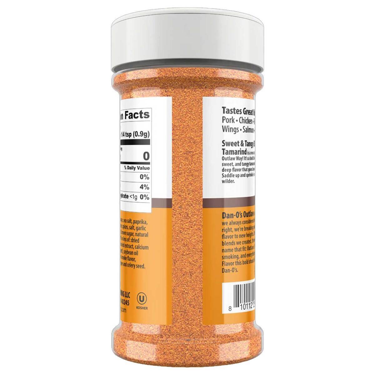 Dan-O's Outlaw Seasoning - Sweet & Tangy BBQ 3 Dan-O's Outlaw Seasoning - Sweet & Tangy BBQ