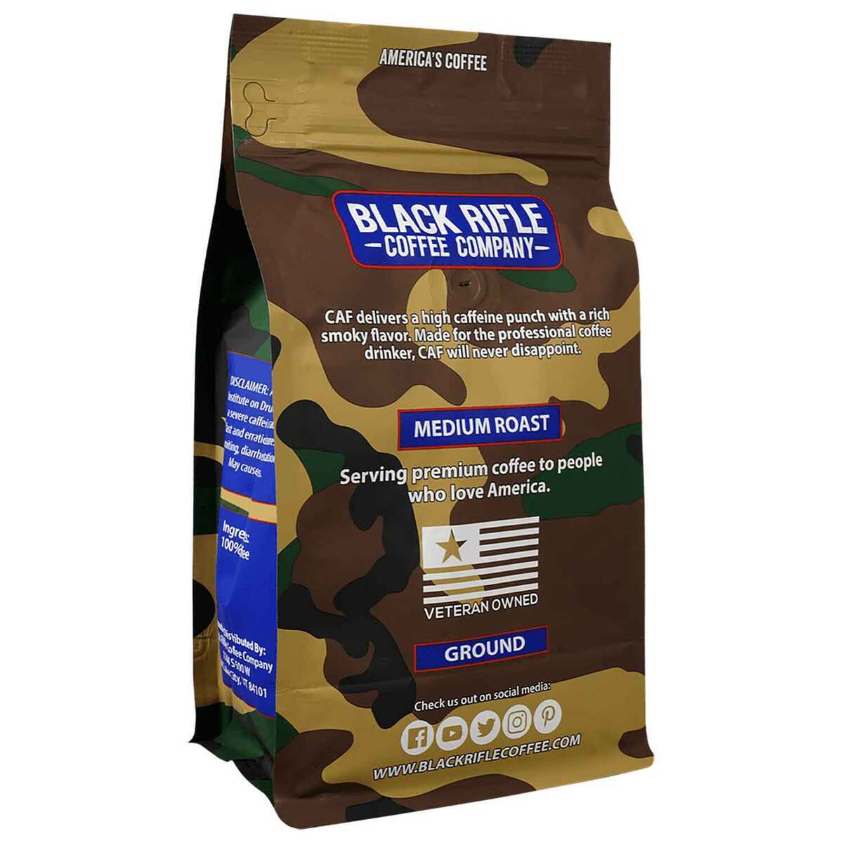 Black Rifle Coffee Company 12oz Ground Coffee Bag - CAF Roast