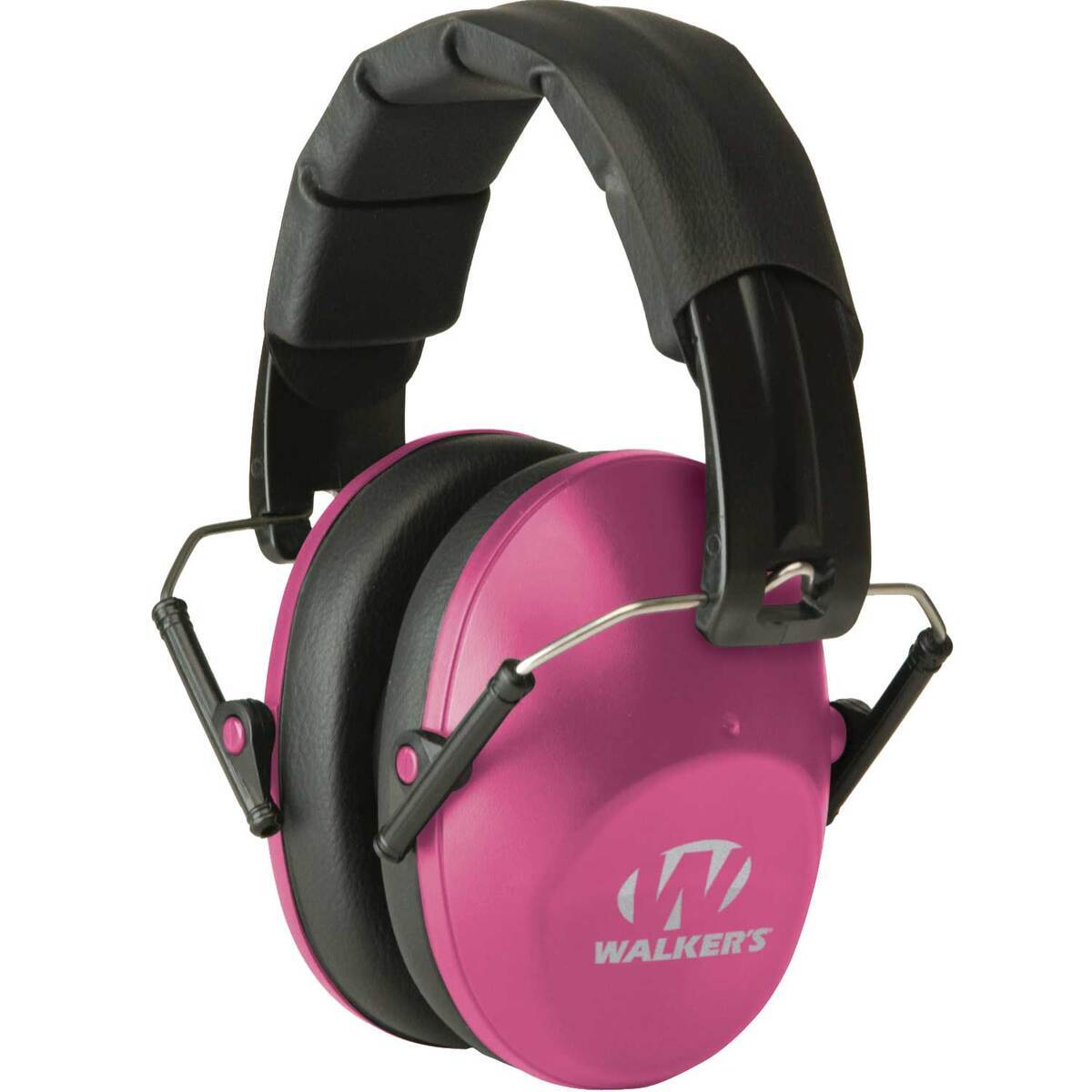 Walker's Pro Low Profile Passive Earmuffs - Pink