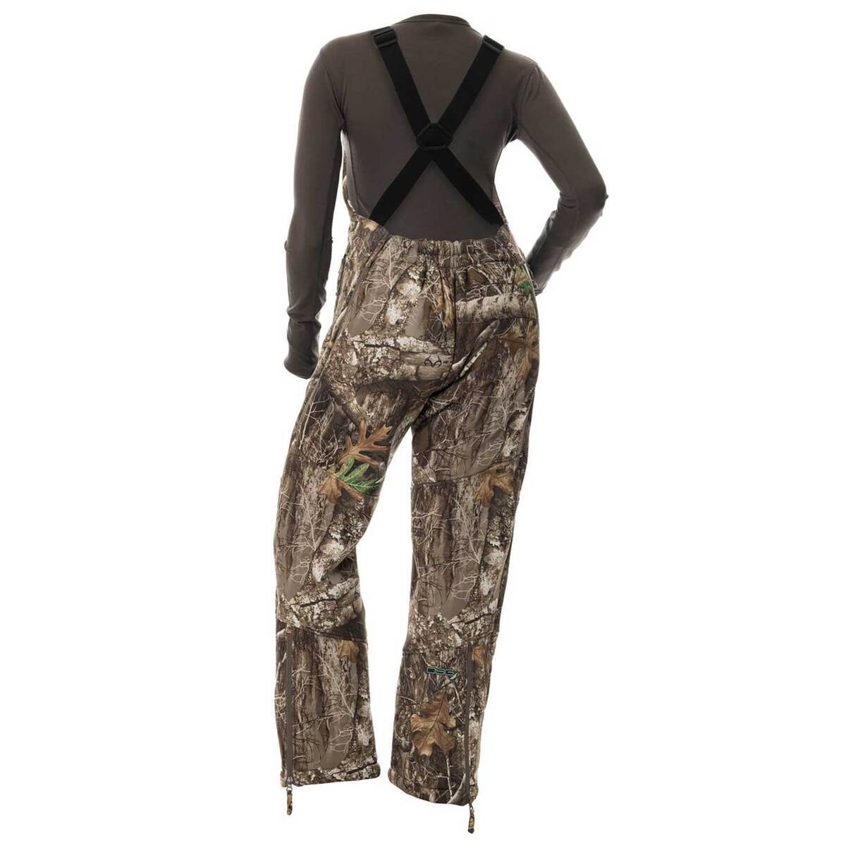 DSG Outerwear Women's Realtree Edge Breanna 2.0 Drop Seat Fleece Hunting Bib