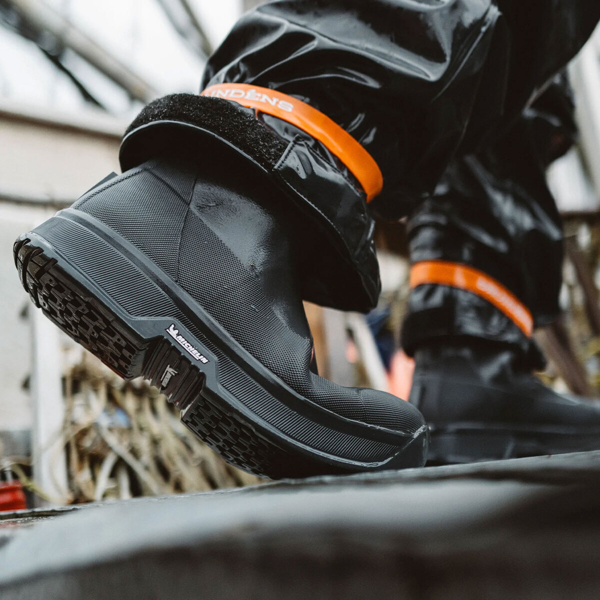 Grundens Men's Crewman Tall Waterproof Rubber Fishing Boots 7 Grundens Men's Crewman Tall Waterproof Rubber Fishing Boots