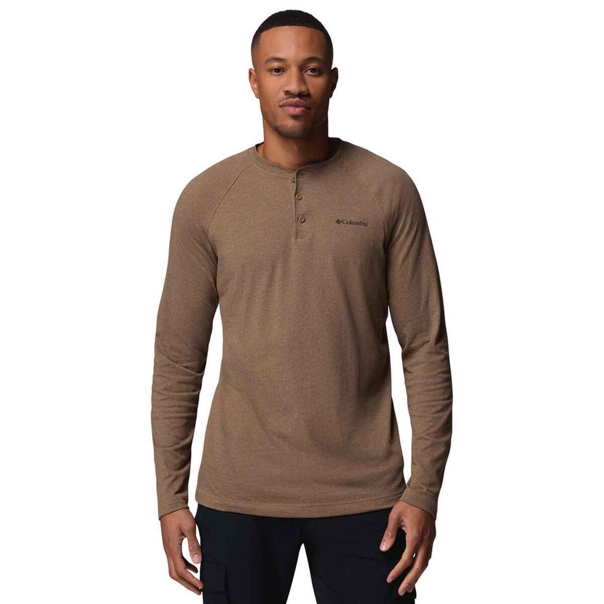 Columbia Men's Thistletown Hills Raglan Henley Long Sleeve Hiking Shirt
