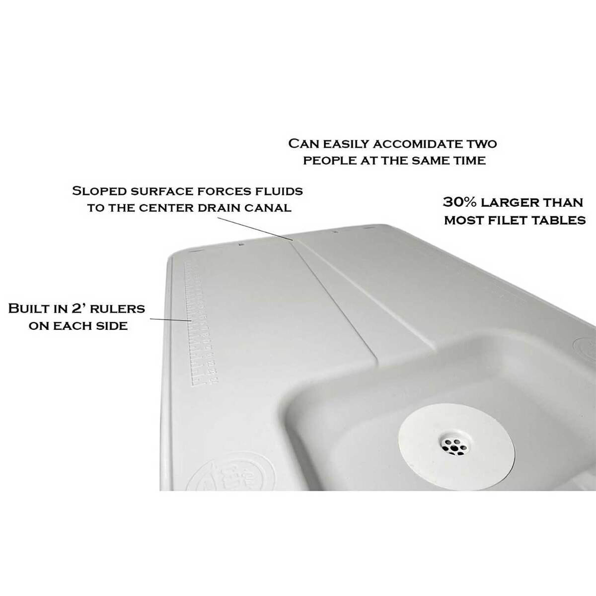 Old Cedar Outfitters 2 Man Cleaning Station with Folding Faucet - Stainless Steel Legs