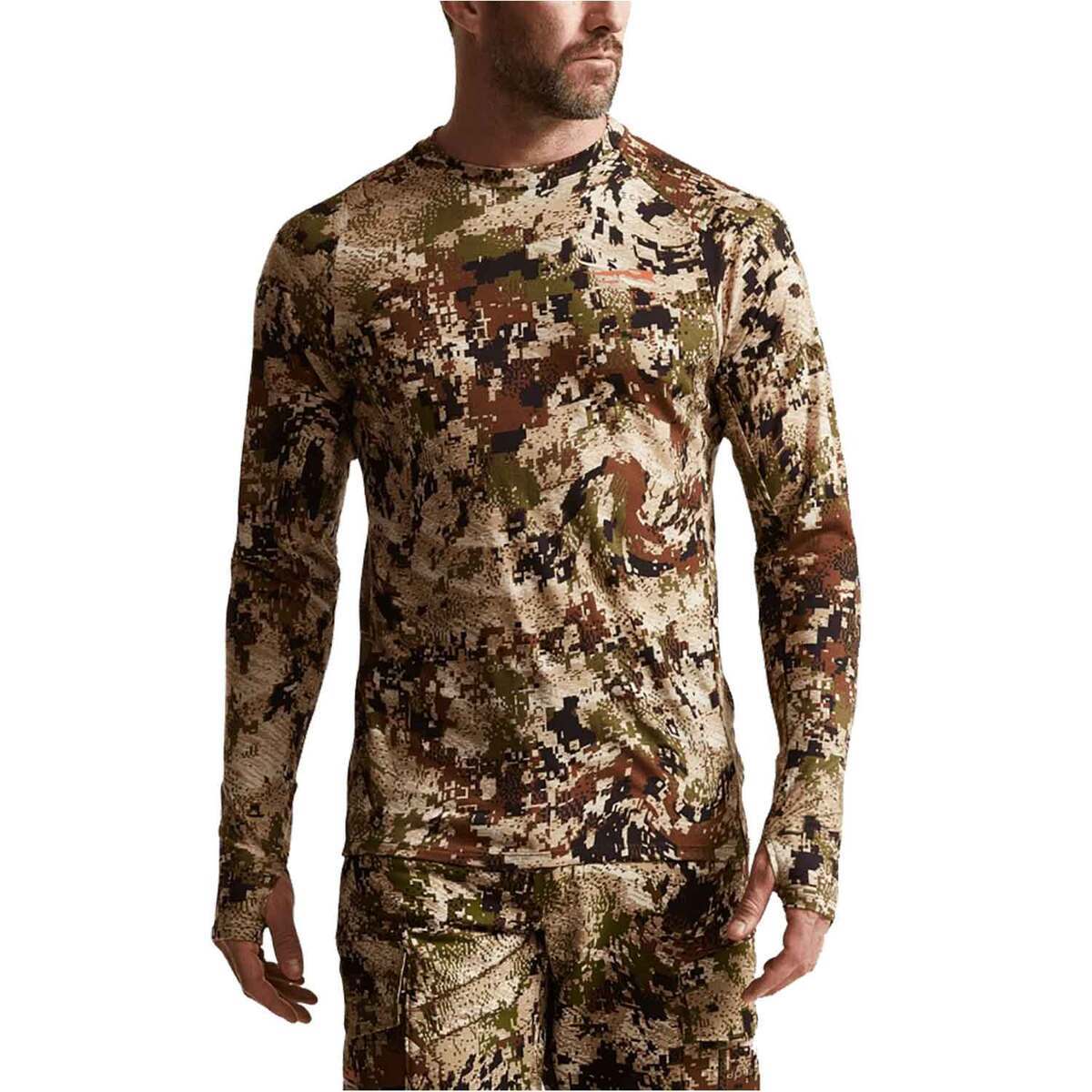 Sitka Core Merino 120 Long Sleeve Crew - Optifade Subalpine