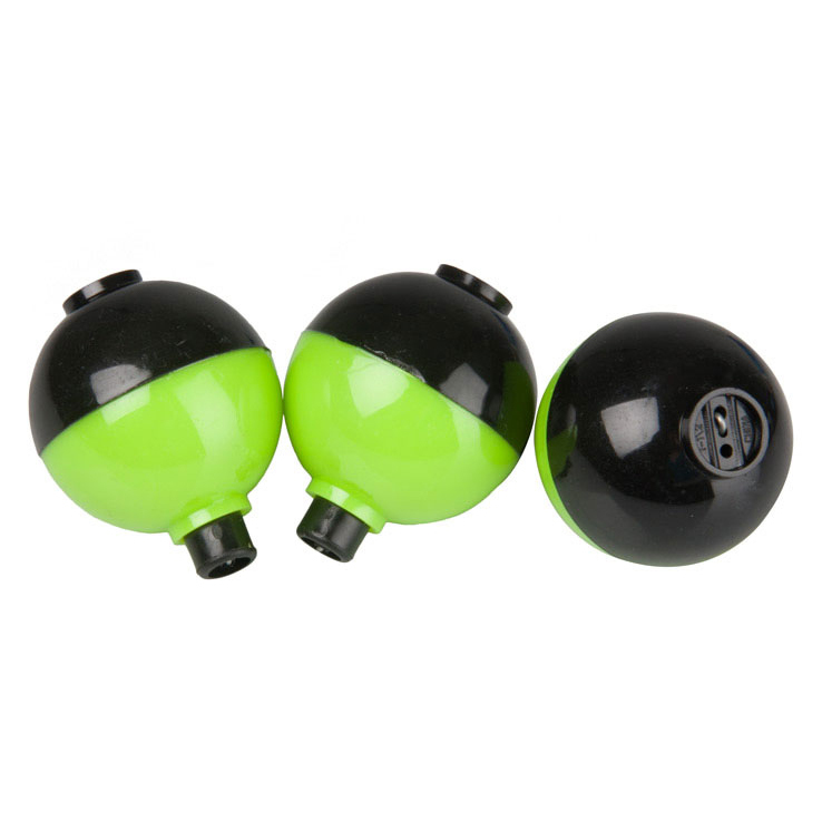 Plastilite Green and Black Bobber