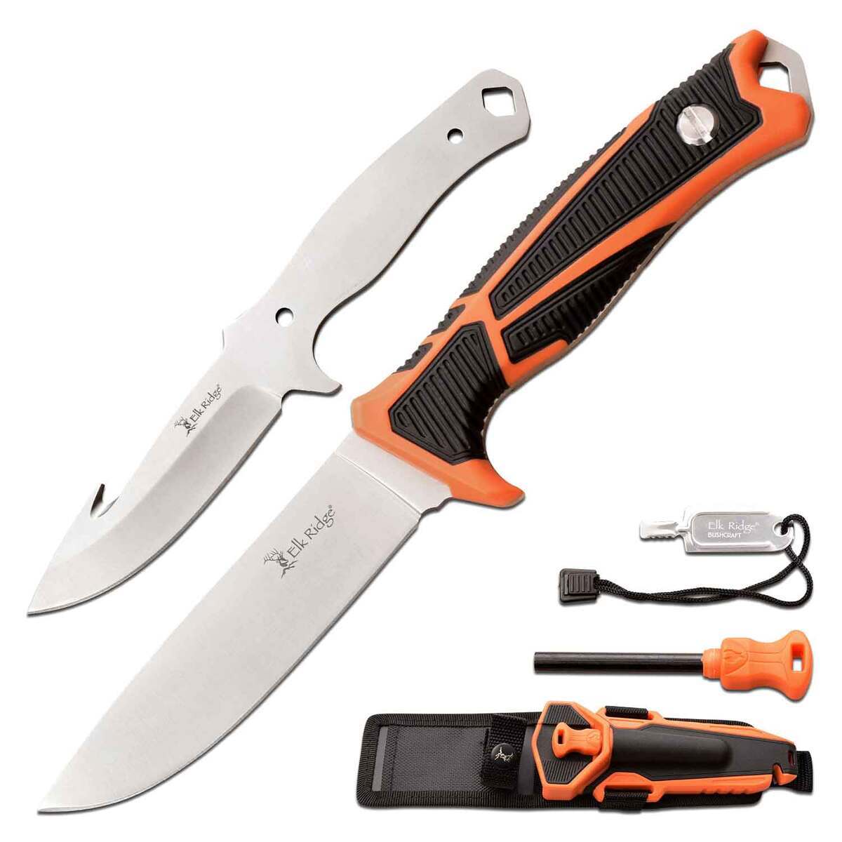 Elk Ridge Trek 4.5 inch Interchangeable Fixed Blade Knife Set