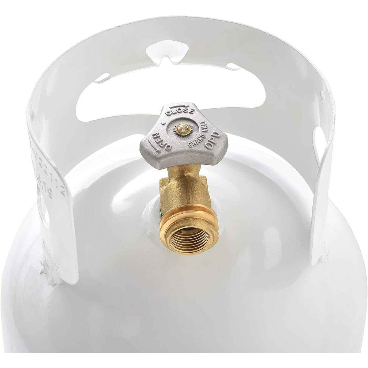 Flame King 10lb Empty Refillable Propane Cylinder with OPD Valve 3 Flame King 10lb Empty Refillable Propane Cylinder with OPD Valve