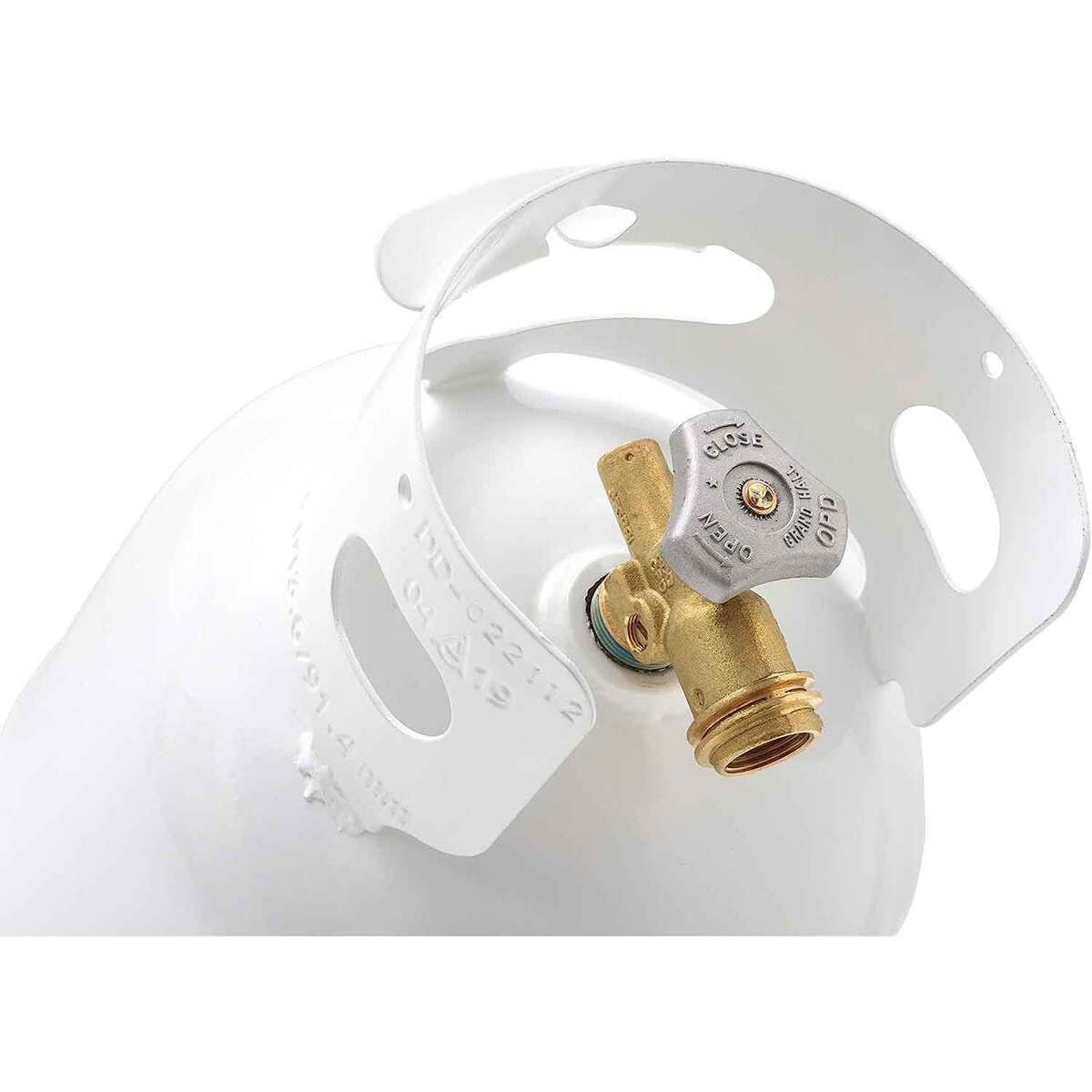 Flame King 10lb Empty Refillable Propane Cylinder with OPD Valve 4 Flame King 10lb Empty Refillable Propane Cylinder with OPD Valve