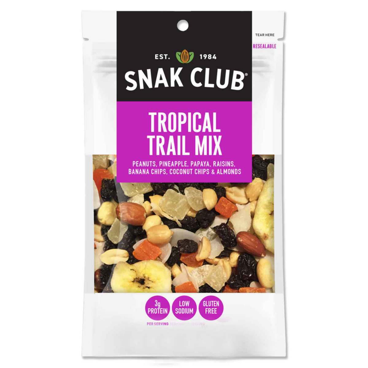 Snak Club Tropical Trail Mix - 24oz