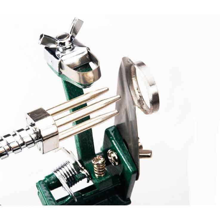 LEM Counter Mounted Apple and Potato Peeler