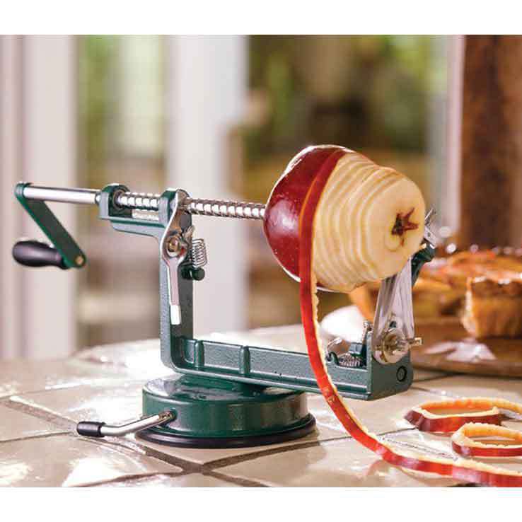 LEM Counter Mounted Apple and Potato Peeler 3 LEM Counter Mounted Apple and Potato Peeler