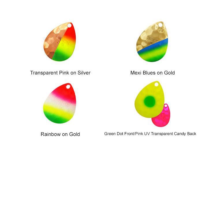 Hawken Fishing Hammered Simon 3.5 Colorado Spinner Blade
