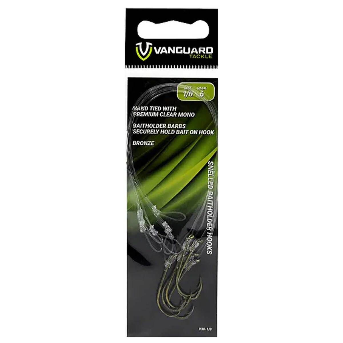 Vanguard Snelled Baitholder Hooks