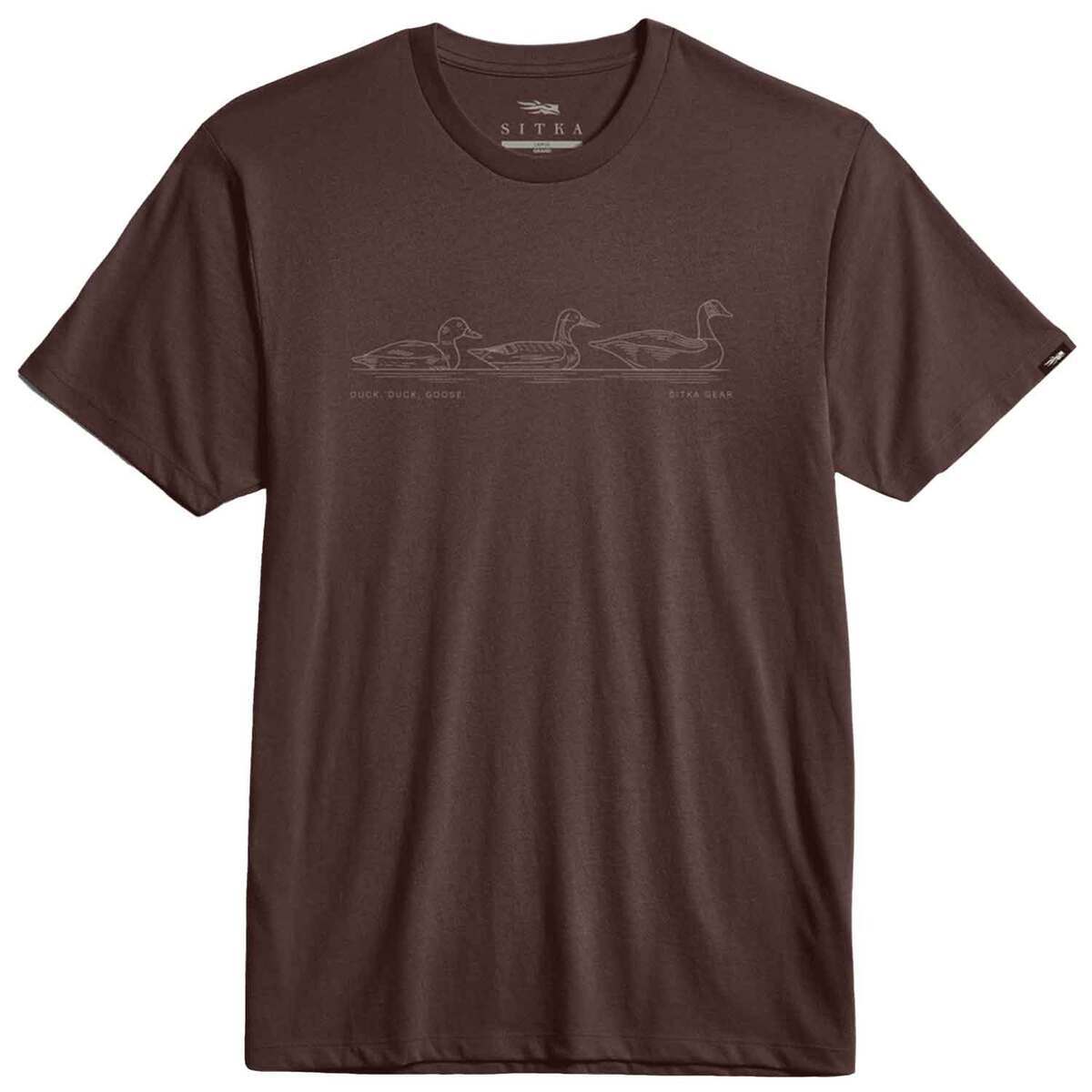 Sitka Duck Duck Goose Tee - Cherry Wood