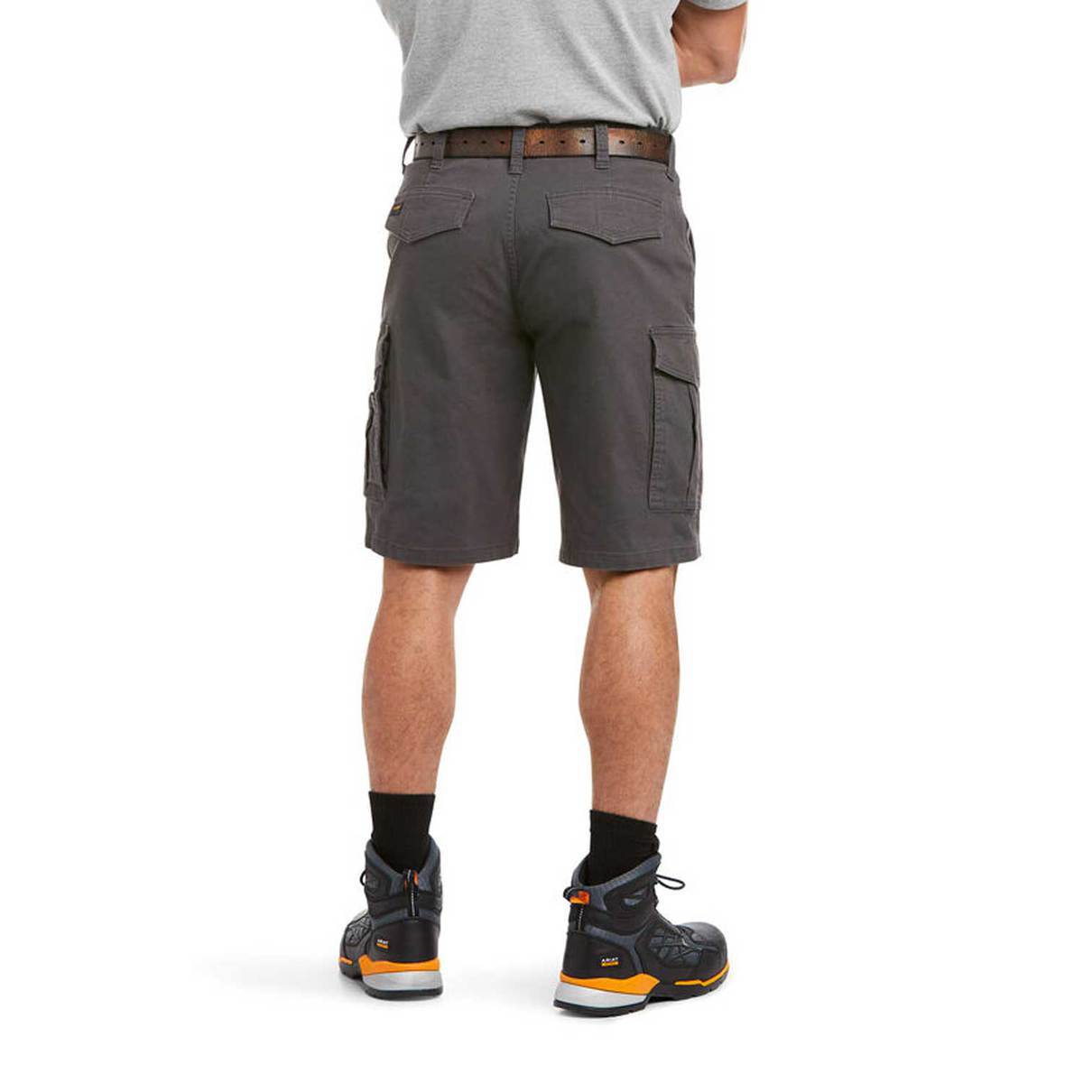 Ariat Men's Rebar DuraStretch Cargo Shorts - Rebar Grey - 32