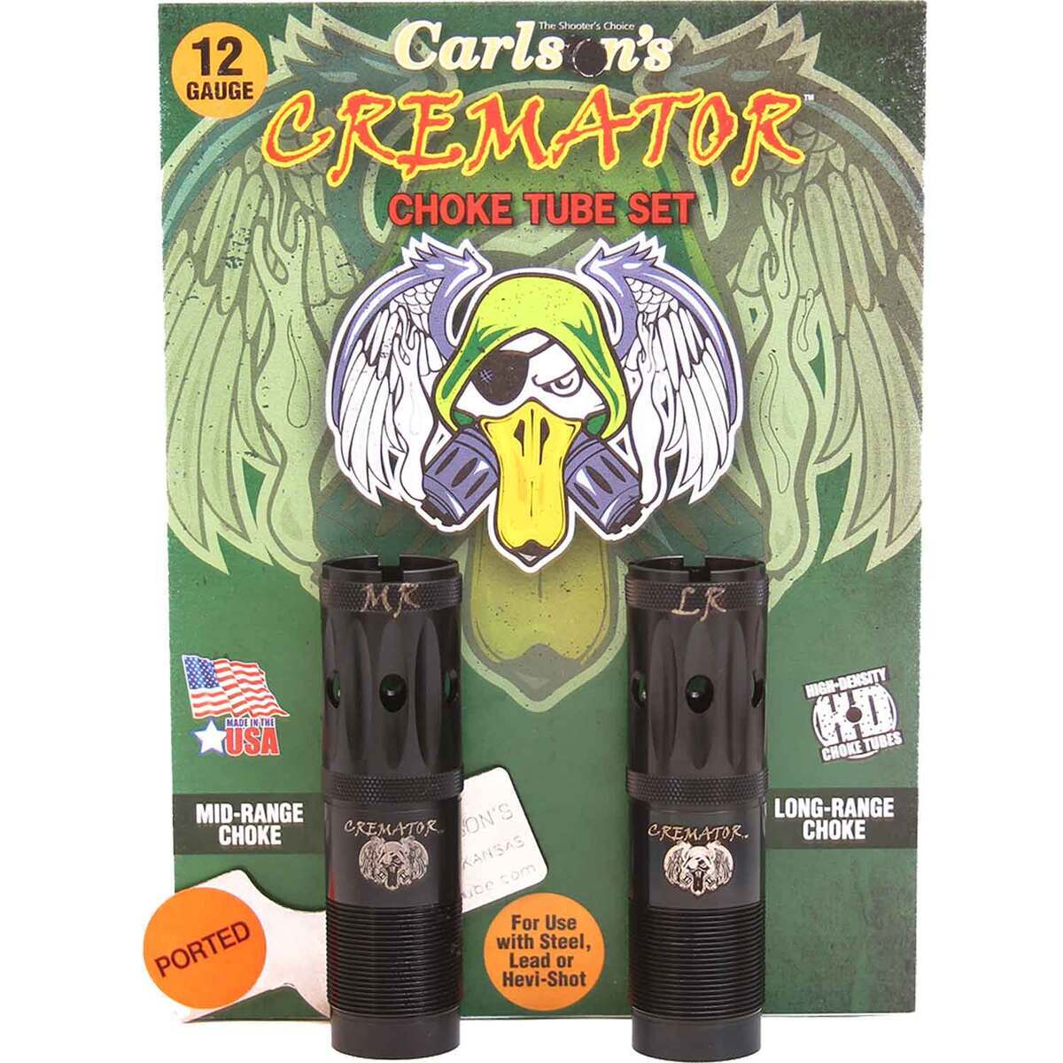 Carlsons Cremator Ported 12ga Winchester MR, LR Choke Tube