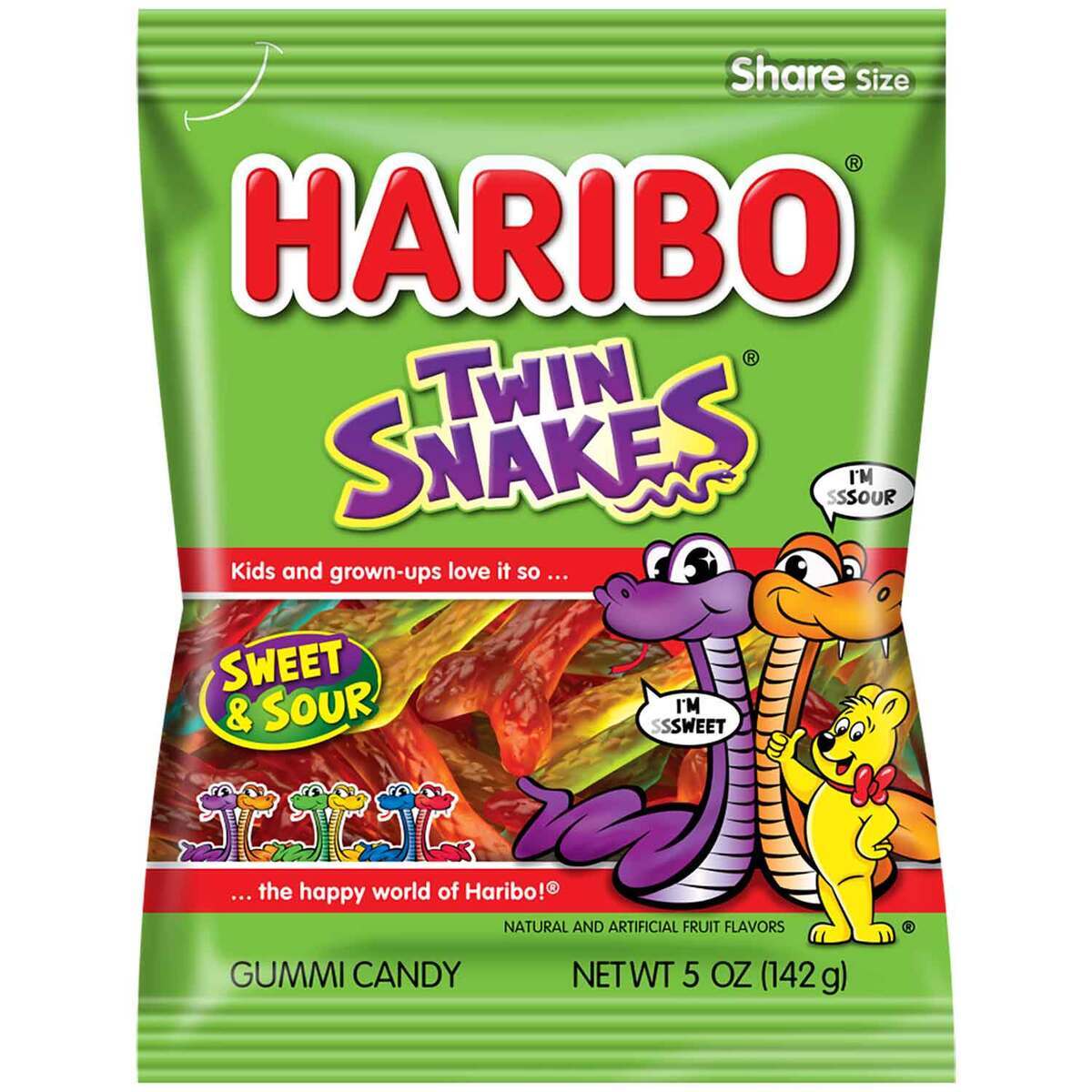 Haribo Twin Snakes - 5oz