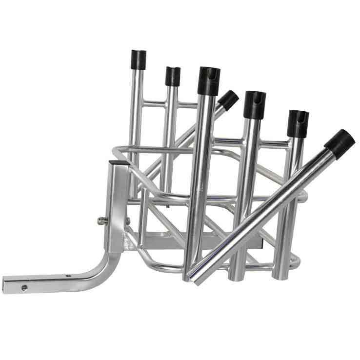 Anglers Fish-N-Mate Surf Mate Jr 8 Rod and Cooler Rack