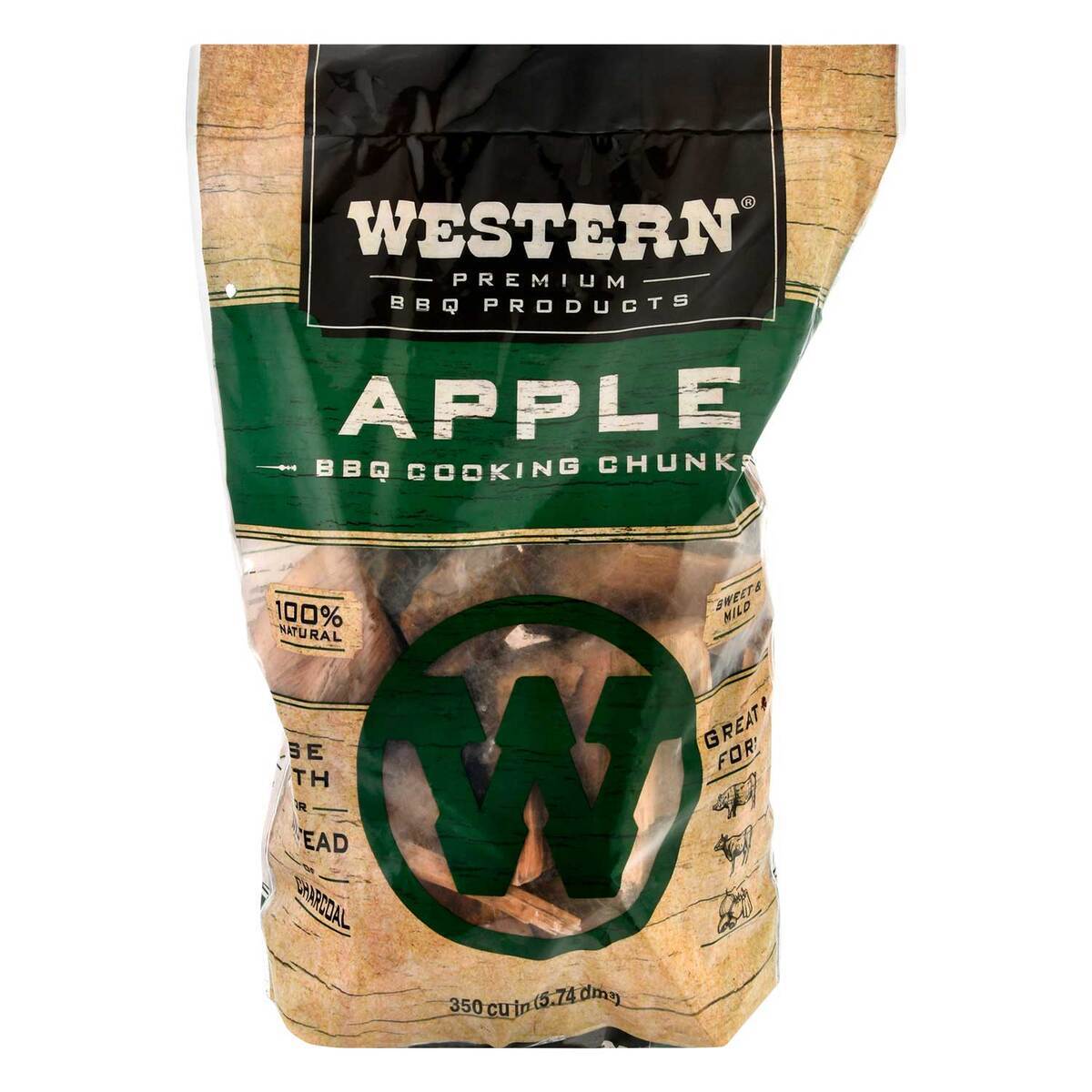 Western Premium BBQ Products No.8 Wood Chunks - Apple