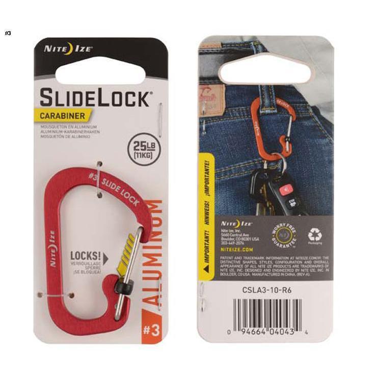 Nite Ize Aluminum SlideLock Carabiners