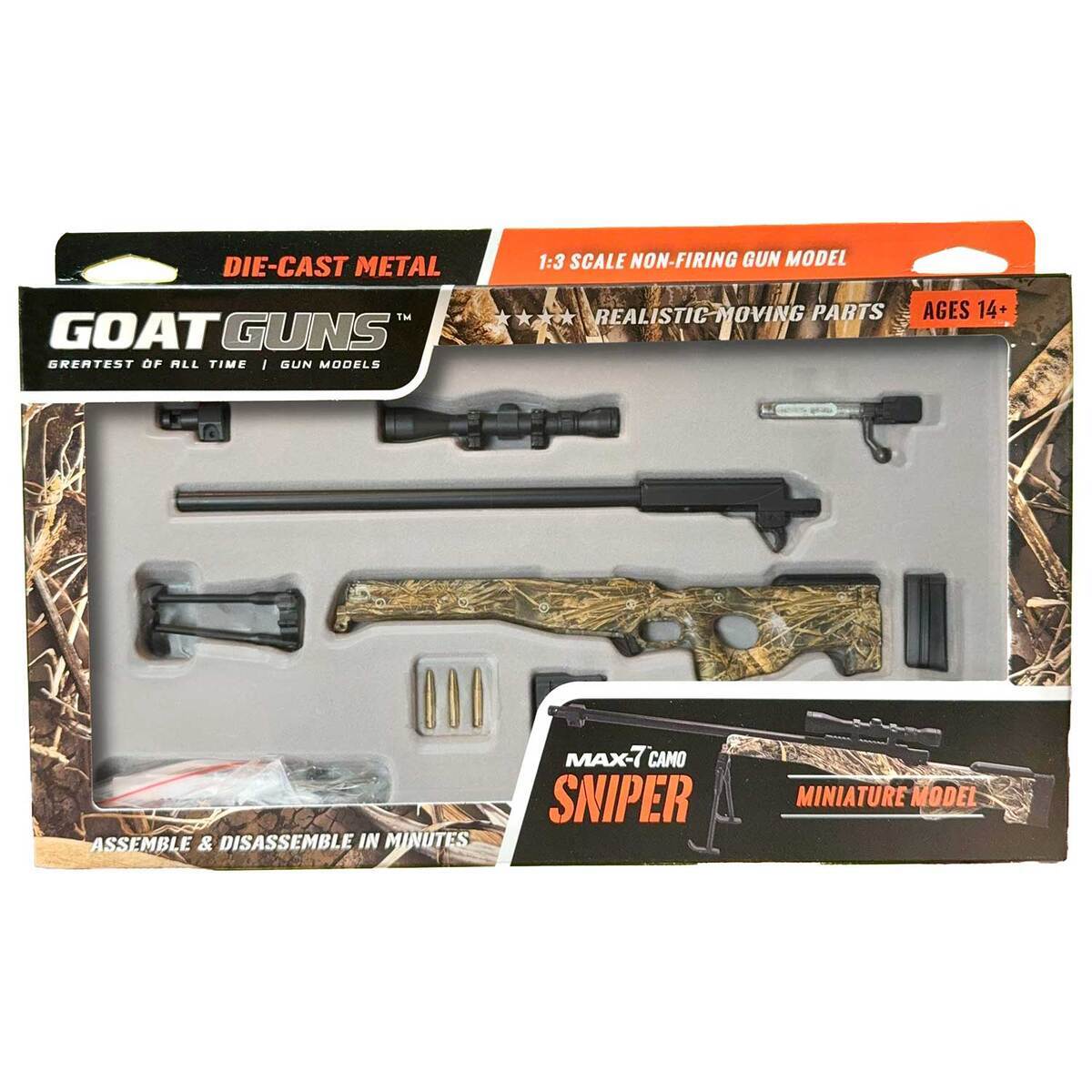 GoatGuns Sasquatch REALTREE MAX-7 Camo Sniper Die Cast Model Gun 4 GoatGuns Sasquatch REALTREE MAX-7 Camo Sniper Die Cast Model Gun