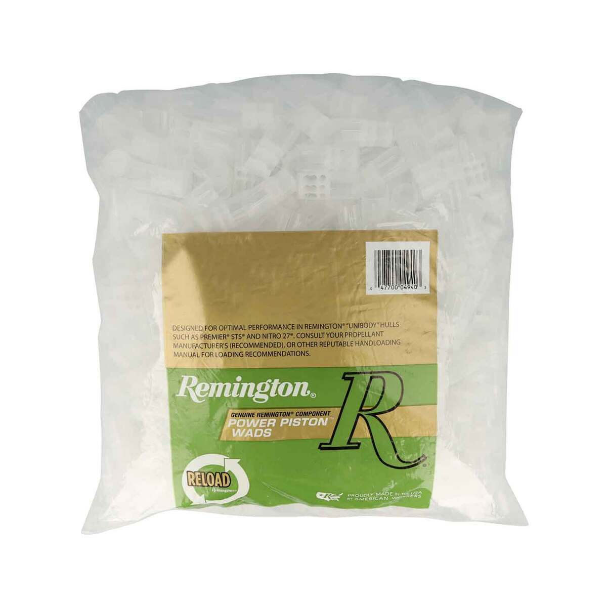 Remington 20 Gauge Target Wad - Clear