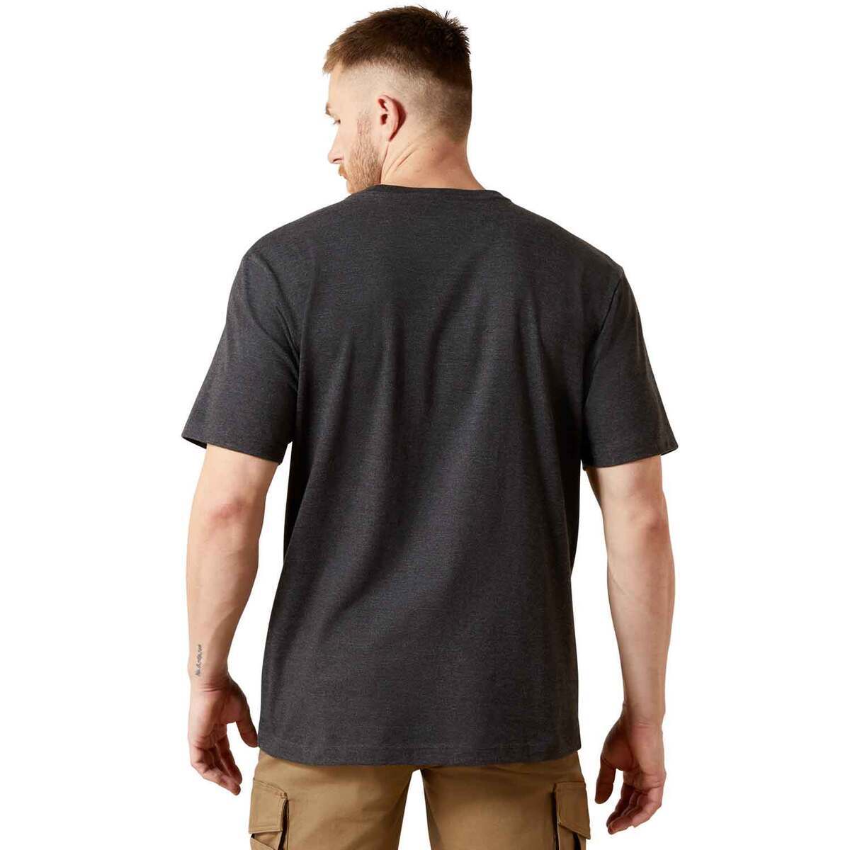 Ariat Men's Rebar Cotton Strong Standard Pocket Short Sleeve Work Shirt