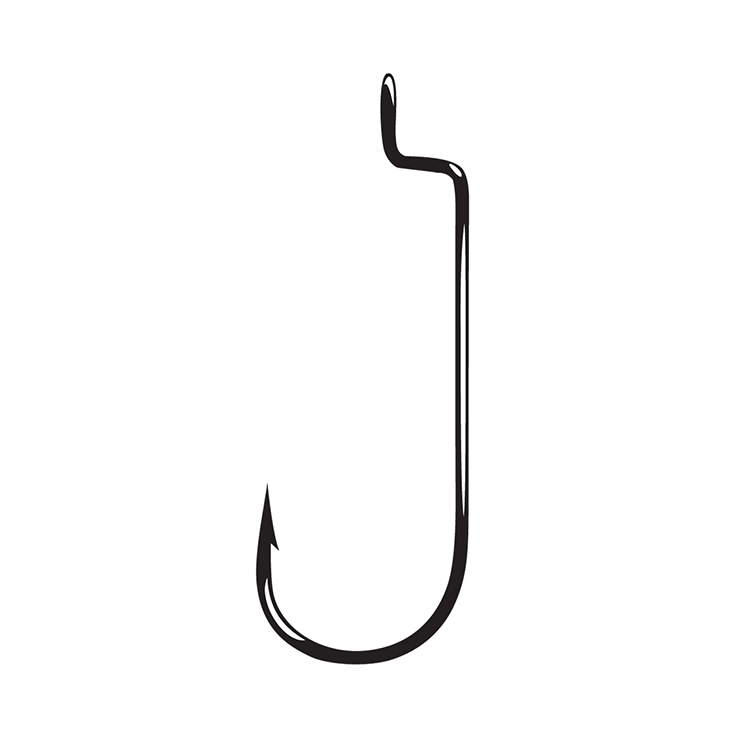 Gamakatsu Offset Shank, Round Bend, Worm Hook