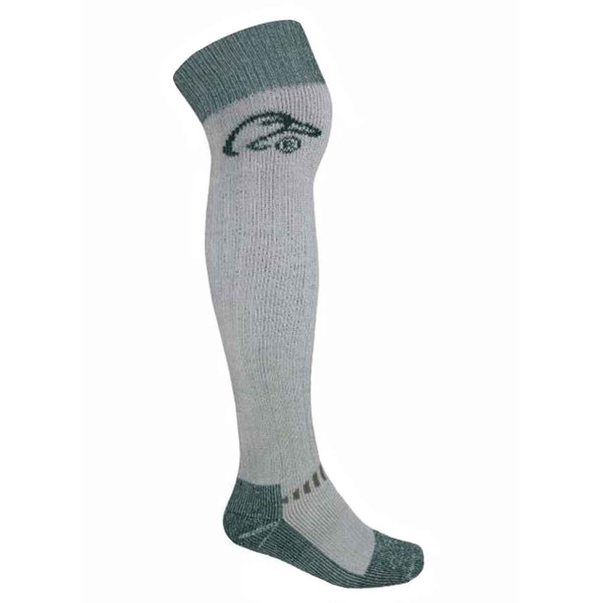 Ducks Unlimited Men's Wool Blend Wader Socks - Gray - L