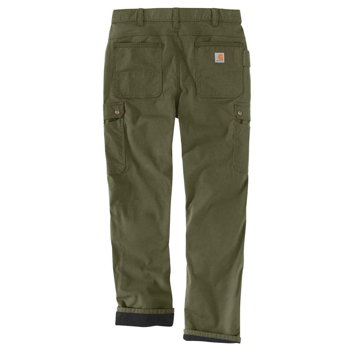 Carhartt Men's Rugged Flex Ripstop Cargo Fleece Lined Work Pants