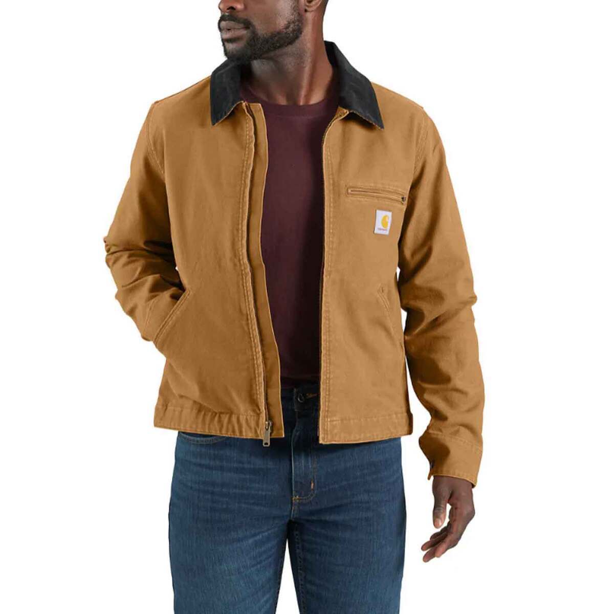Carhartt Men's Re-Engineered Rugged Flex Relaxed Fit Duck Detroit Work Jacket