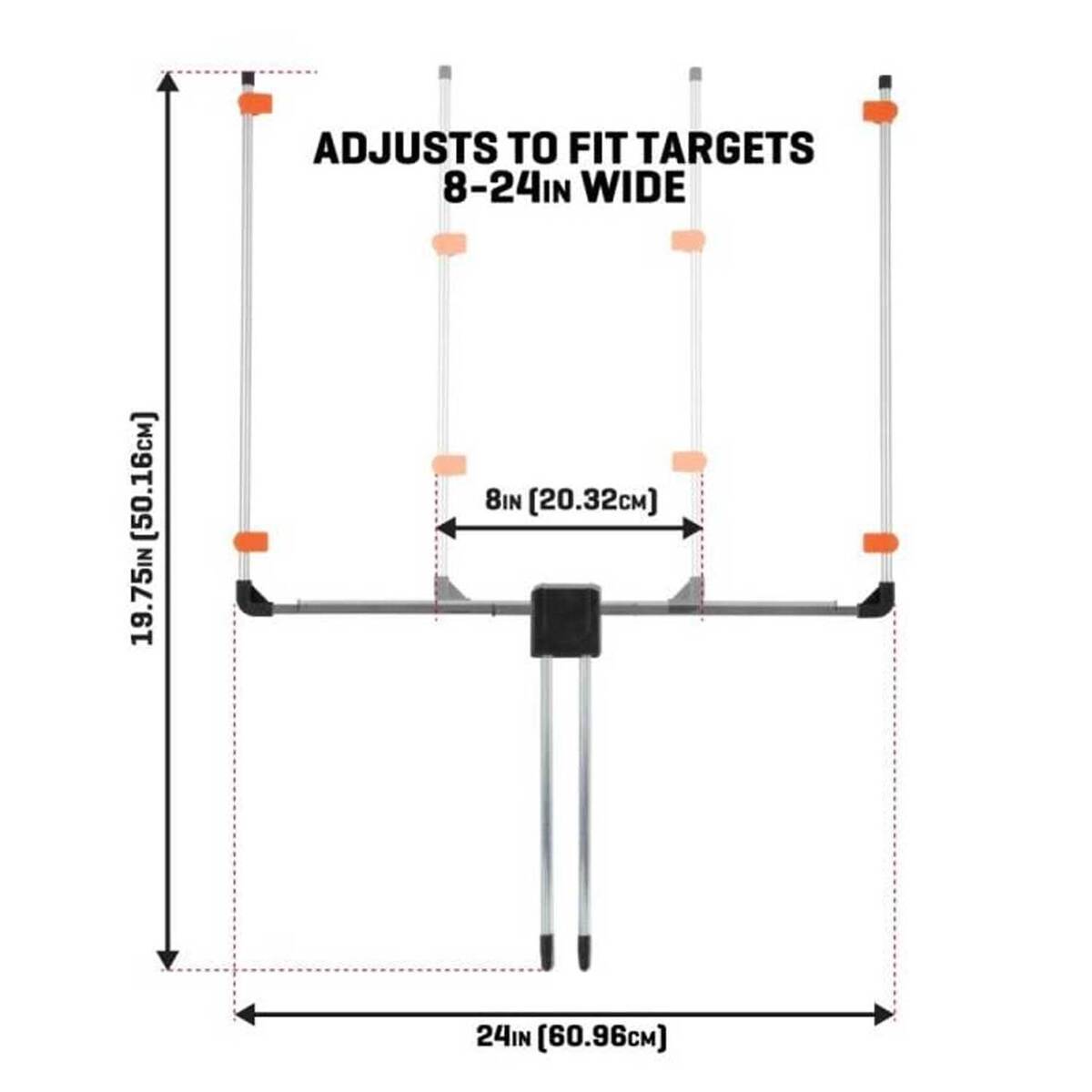 Allen Co EZ Aim Hub Stake Adjustable Target Stand
