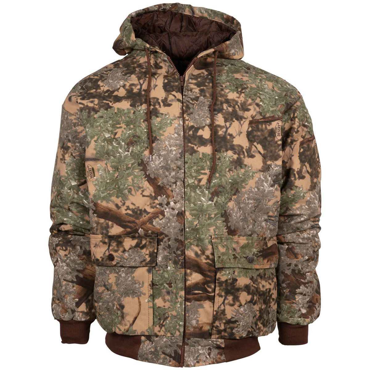 Kings Camo Men's Desert Shadow Classic Insulated Bomber Hunting Jacket