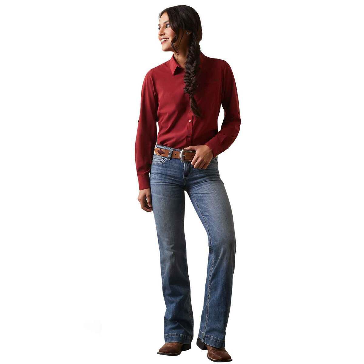 Ariat Women's VentTEK Stretch Long Sleeve Work Shirt