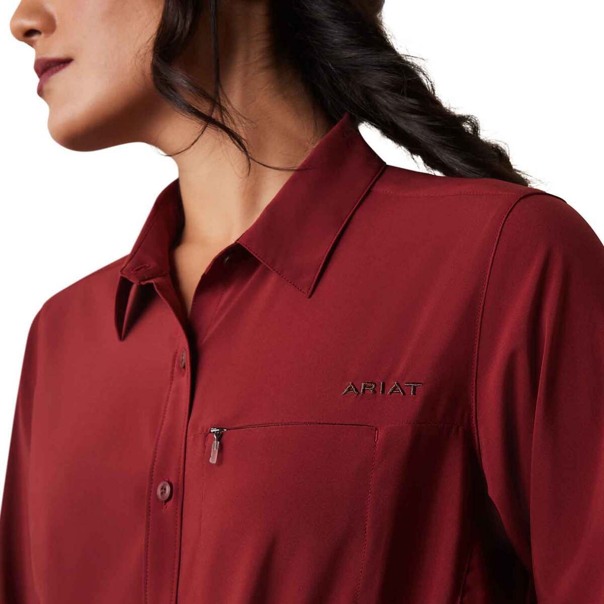 Ariat Women's VentTEK Stretch Long Sleeve Work Shirt 3 Ariat Women's VentTEK Stretch Long Sleeve Work Shirt